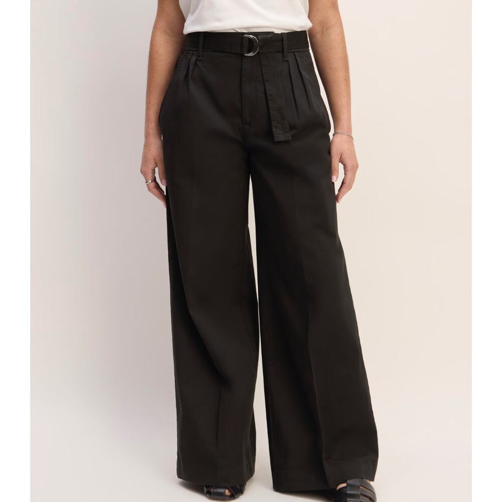 Women's Black Wide-Leg Pants